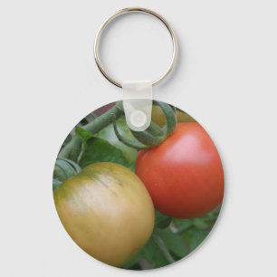 Orange and Red Tomatoes Keychain