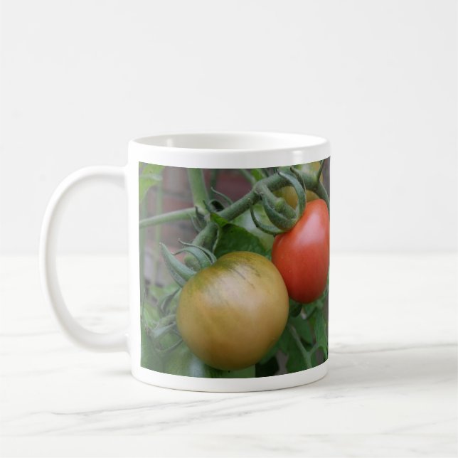 Orange and Red Tomatoes Mug (Left)