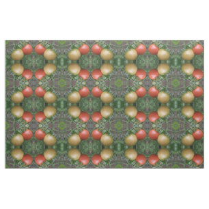 Orange and Red Tomatoes Patterned Fabric