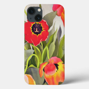 Orange and Red Tulips iPhone 13 Case