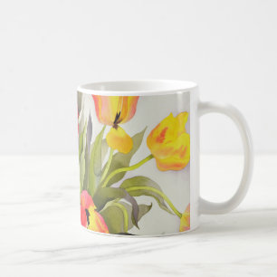 Orange and Red Tulips Coffee Mug