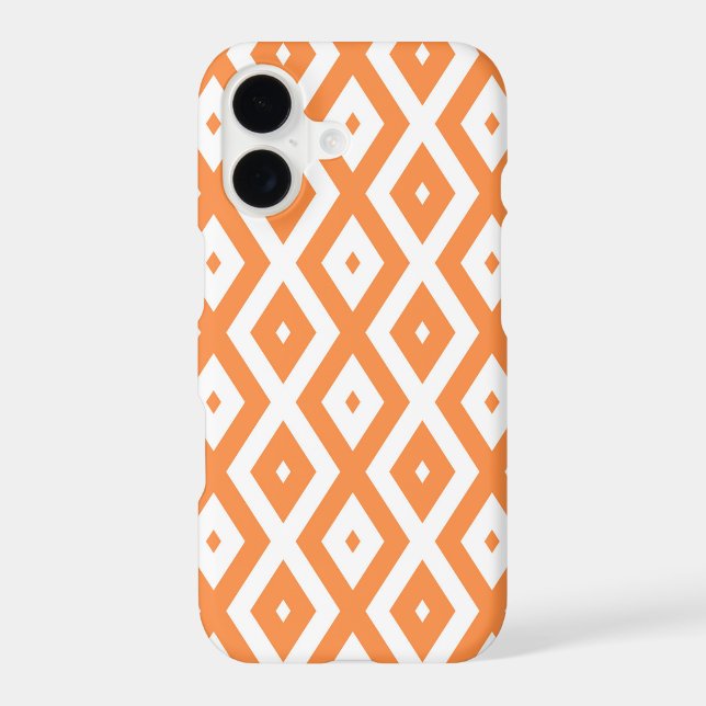 Orange and white diamond pattern (Back)