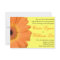 Orange and Yellow Gerber Daisy Wedding Invitations