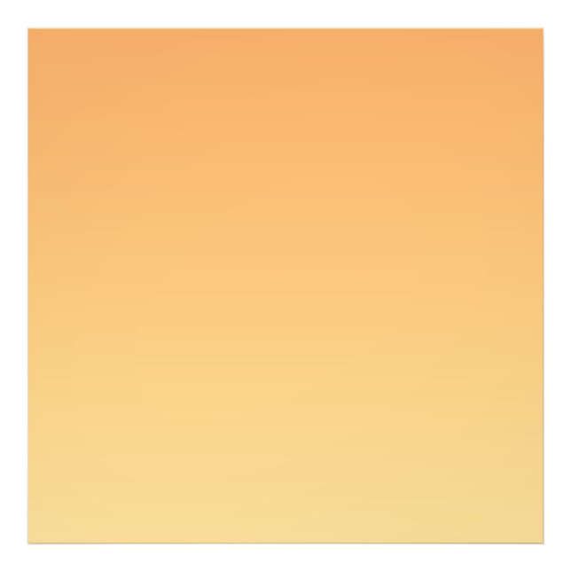 Orange and Yellow Gradient Background Photo Print (Front)