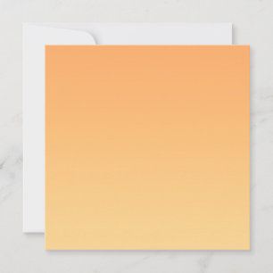 Orange and Yellow Gradient Background Thank You Card