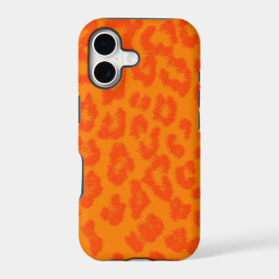 Orange and Yellow Leopard Print Skin Fur