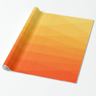 Orange And Yellow Polygonal Wrapping Paper