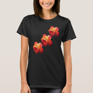 Orange And Yellow Rose Flower  T-Shirt