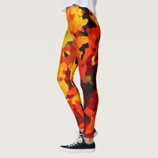 Orange and Yellow Sunflowers Leggings