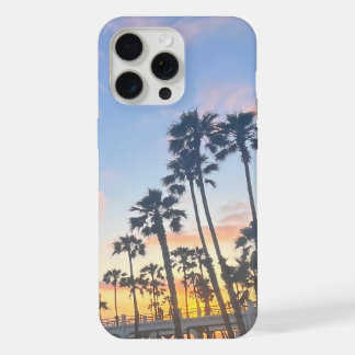 Orange and Yellow Sunset Oceanside California iPhone 15 Pro Max Case