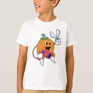 Orange as Hairdresser with Scissors & Hair dryer T-Shirt