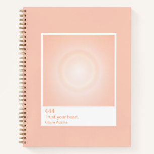 Orange Aura Swatch Angel Number Notebook