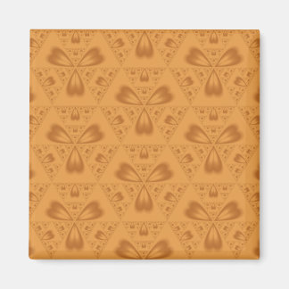 Orange Autumn Hearts Magnet