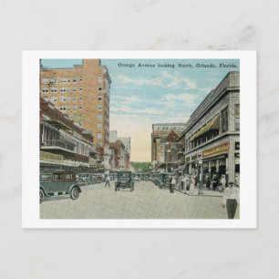Orange Ave., Orlando, Florida Vintage Postcard