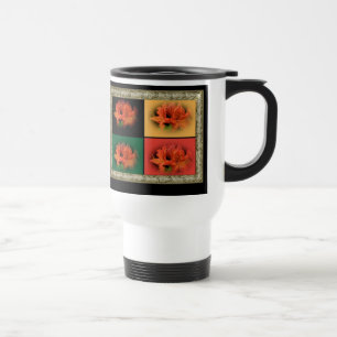 Orange Azaleas Travel Mug