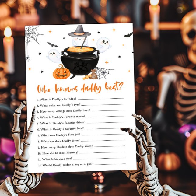 Orange Baby is Brewing Who knows Daddy Best Game (Baby is Brewing Baby Shower Who knows Daddy Best Game)