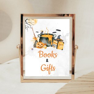Orange Baby is Brewing Witch Books and Gifts Sign