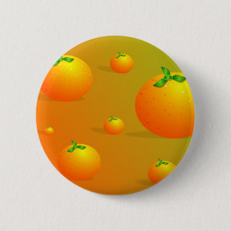 Orange Background 6 Cm Round Badge