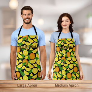 Orange Background Apron