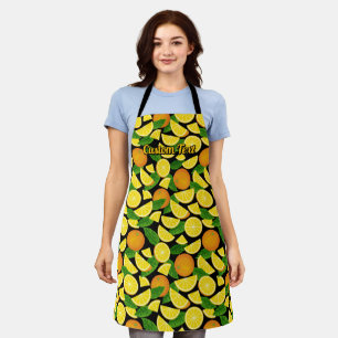 Orange Background Apron
