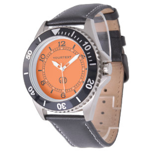 Orange Background Colour Personalise This! Watch