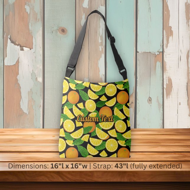 Orange Background Crossbody Bag (Creator Uploaded)