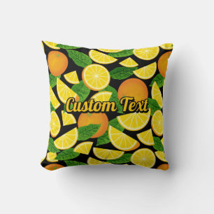 Orange Background Cushion