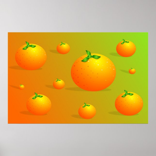 Orange Background Poster (Front)