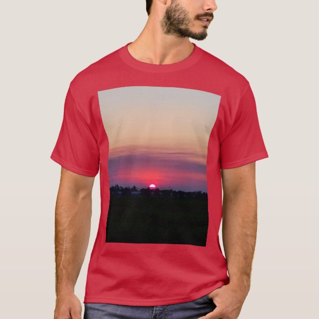 Orange Ball Of Light T-Shirt (Front)
