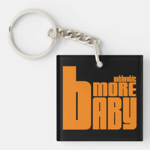 Orange Baltimore Key Ring