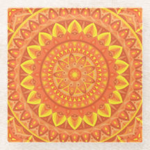 Orange Base Mandala