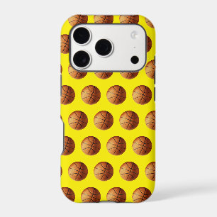 Orange Basketball Pattern,