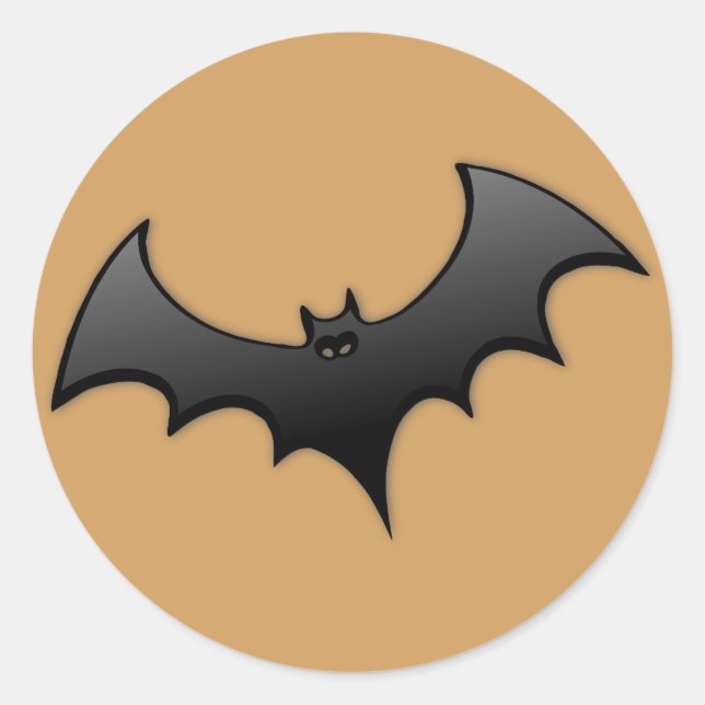 Orange Bat Sticker (Front)
