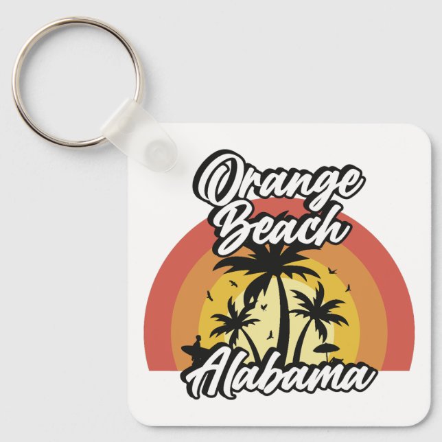 Orange Beach, Alabama Key Ring (Front)