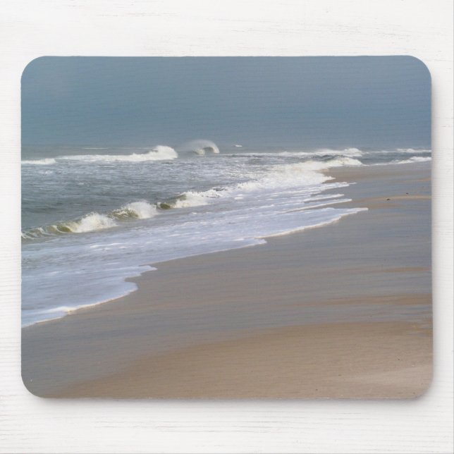 Orange Beach Mouse Mat (Front)