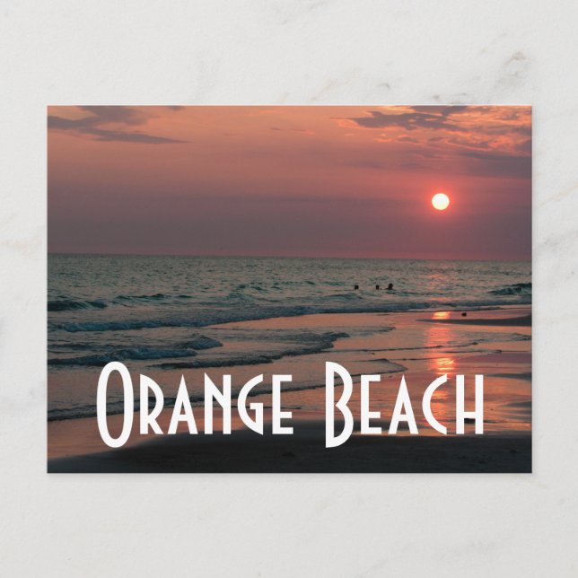 Orange Beach Postcard (Front)