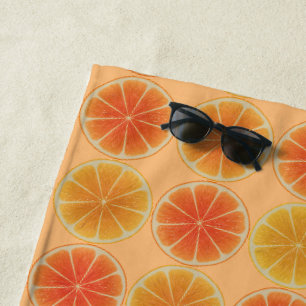 Orange Beach Towel