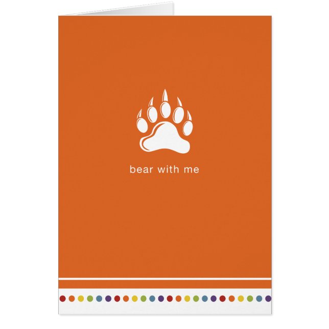Orange | Bear With Me (Front)