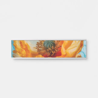 Orange Beauty  Door Sign