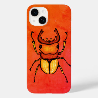 Orange Beetle Fun - Insect Lover Delight Case-Mate iPhone 14 Case