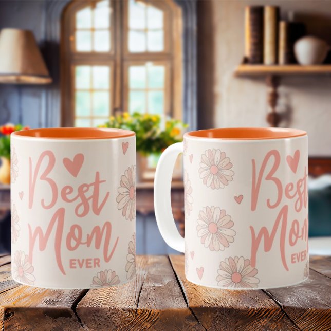 Orange Best Mum Ever Mother's Day Mug (Creator Uploaded)