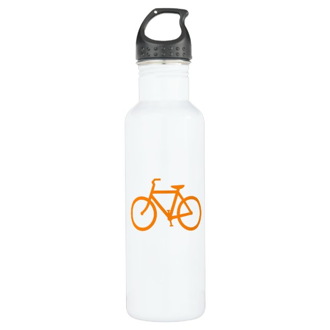 Orange Bike 710 Ml Water Bottle (Front)