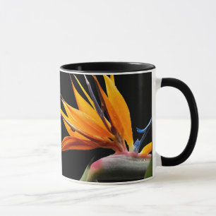 Orange Bird of Paradise Plant Bloom Mug