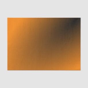 Orange Black Gradient Tissue Paper
