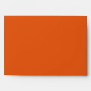 Orange & Black Halloween Invitation Envelope