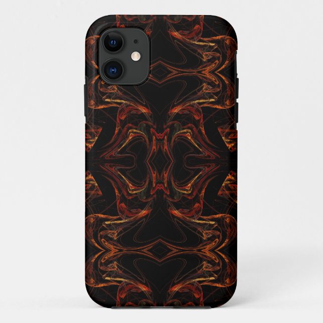 Orange & Black  iPhone 5 Case-Mate Barely There Case (Back)