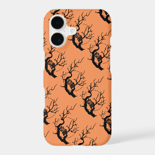 Orange & Black Owls Halloween