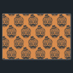 Orange Black Pattern Festive Skull Halloween party Tissue Paper<br><div class="desc">Cool Black and orange Halloween tissue paper.

Fun party supplies,  decorations and disposable accessories for costume party,  halloween,  scary,  fright,  frightening,  trick or treat,  night gathering,  bbq,  dinner,  birthday,  wedding.

Change the quantity to get the cheapest bulk price.</div>