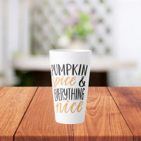 Orange & Black Pumpkin Spice Thanksgiving Quote