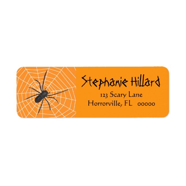Orange/Black Spider Halloween (Front)